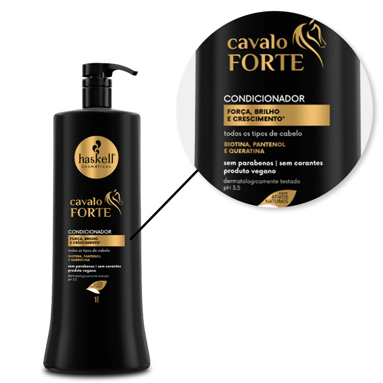 Haskell Strong Horse Shine Conditioner 1l/33.81 Fl.oz - Image 2