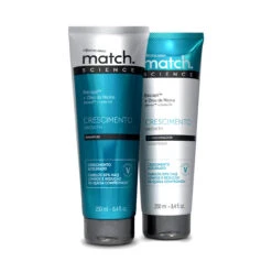 Kit O Boticario Match Growth Tonic Shampoo Conditioner Crescimento 2x250ml/2x8.4 Fl.oz