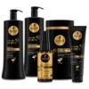 Kit Haskell Shampoo Conditioner Mask Leave-in Serum Cavalo Forte Complete Hydration Salon 5 Units