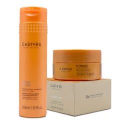 Cadiveu Kit Shampoo + Nutri Glow Mask 550ml / 18.59 Fl.oz