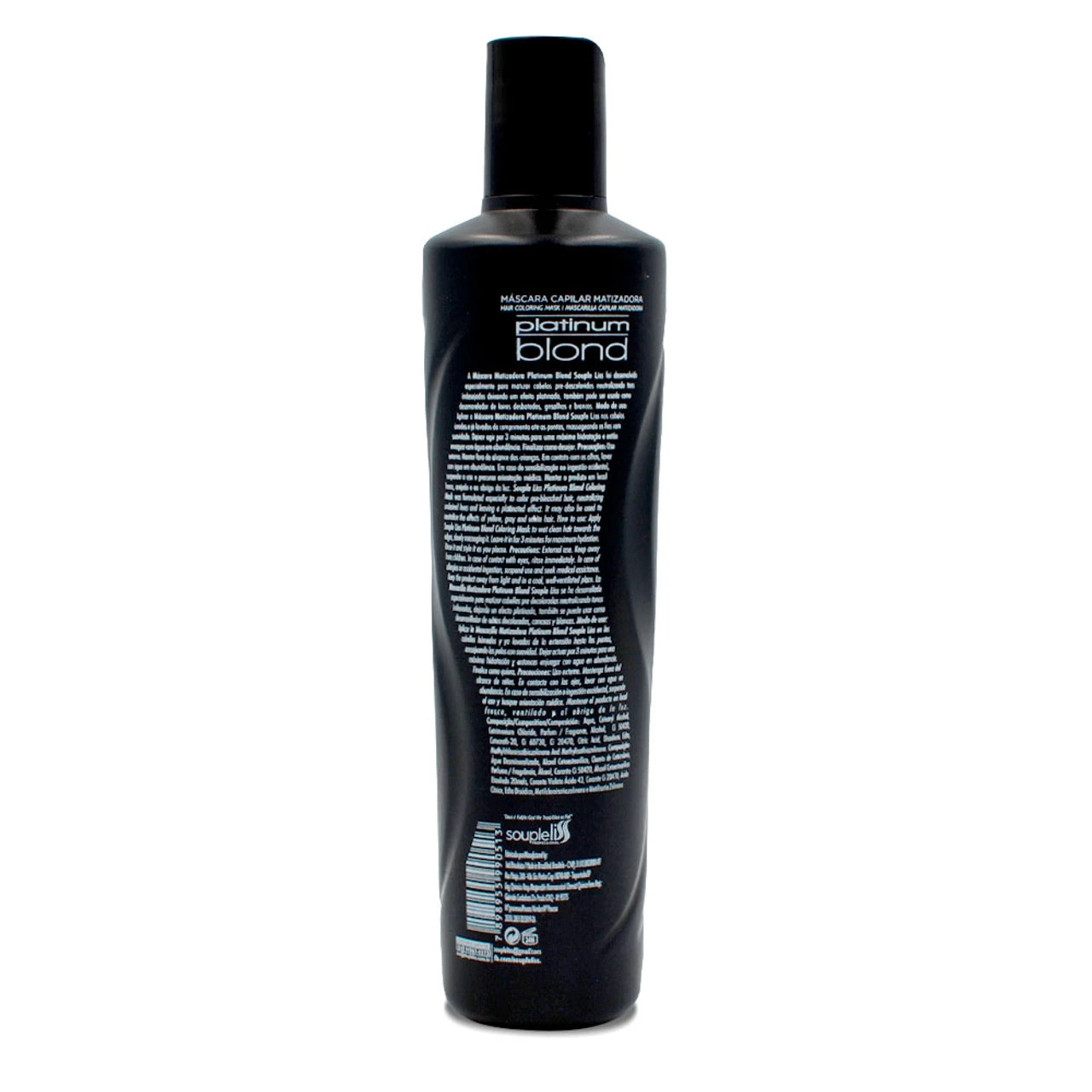 Soupleliss Matizer Mask Platinum Blond Máscara Matizadora Platinum Effect Hair Care 300ml/10.14fl.oz - Image 2