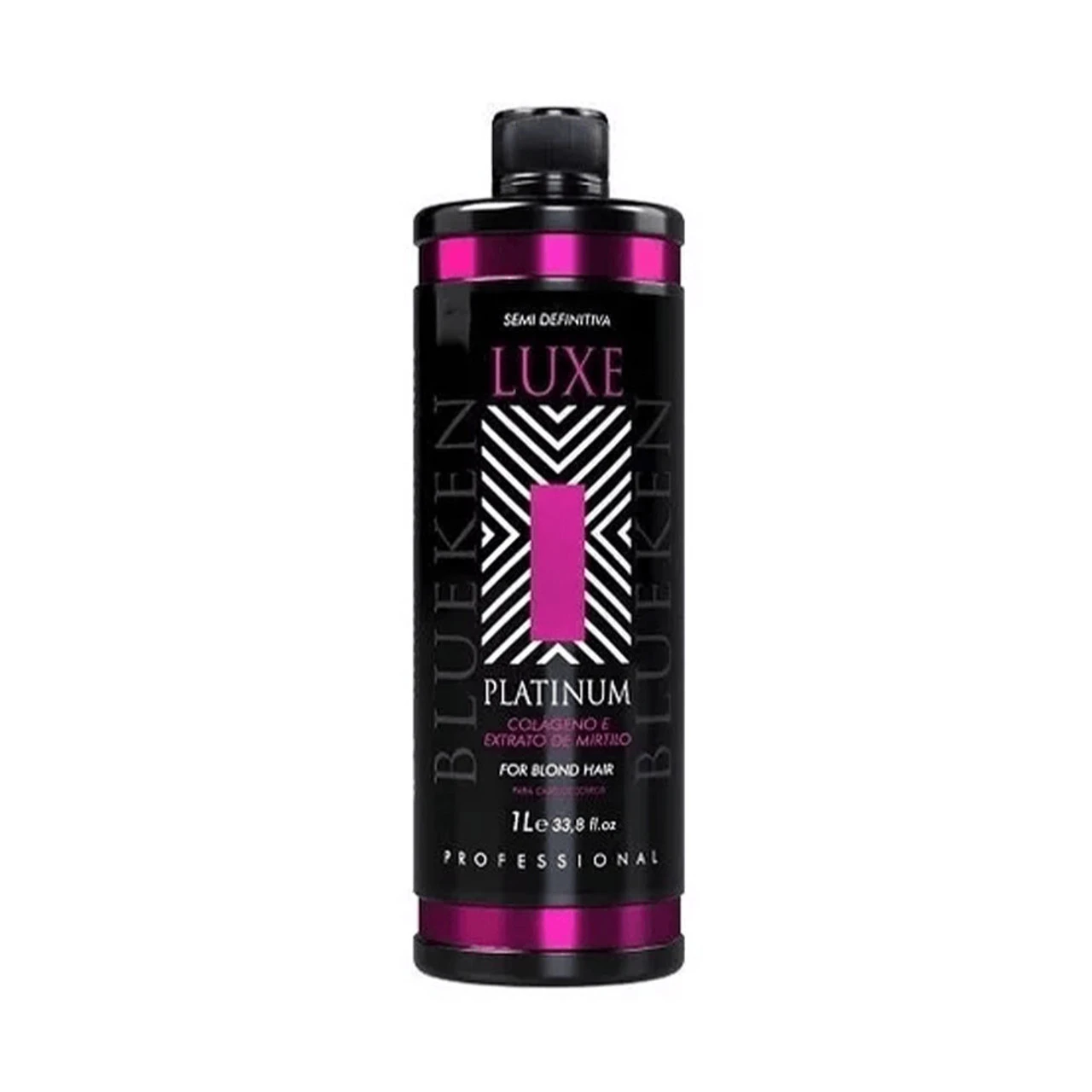 Blueken Luxe Platinum Semi Definitive Straightening Cream For Blonde Hair 1L/33.8 Fl.oz