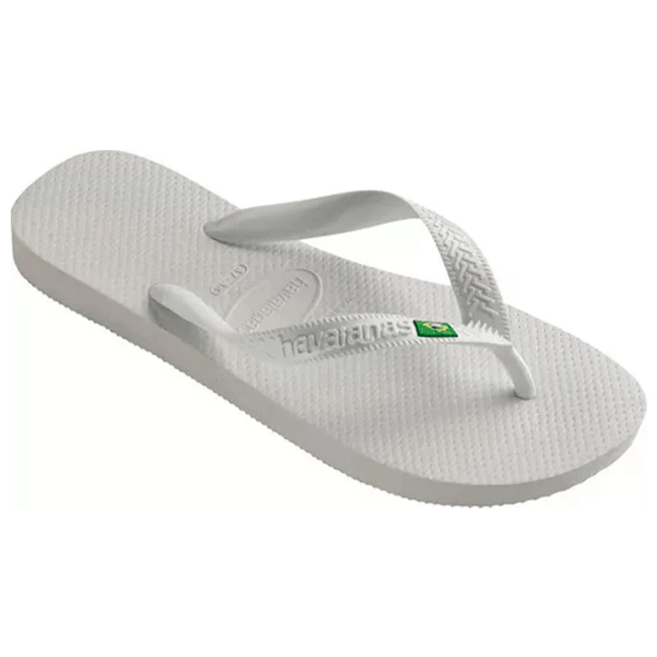 Havaianas White Flip Flop With The Brazilian Flag – Size 9/10 - Image 2
