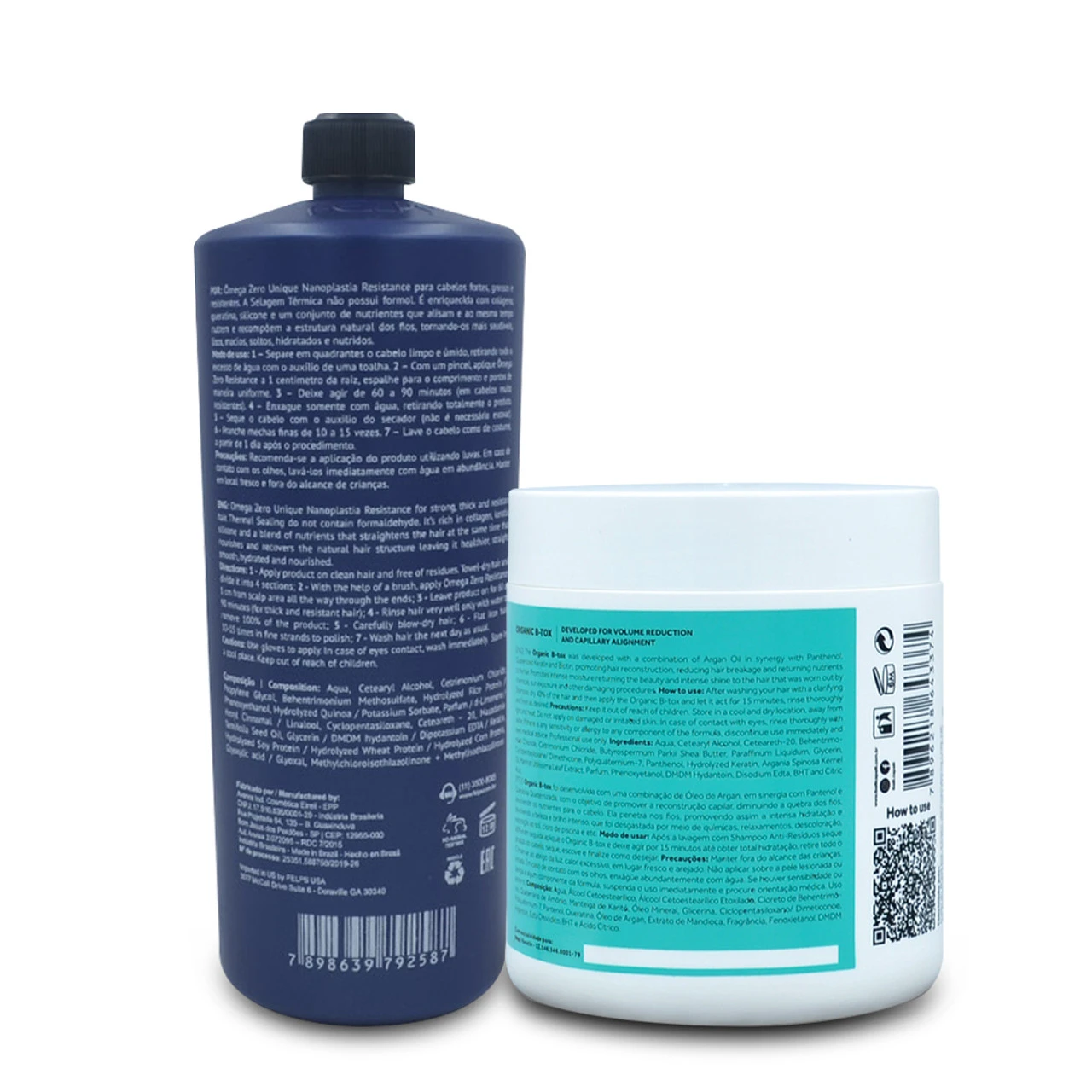 Kit I Belli Capelli Venice Organic Treatment B-Tox Repair Mask + Felps Professional Omega Zero Heat Seal - Image 2