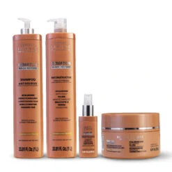 Kit Korth Guyenne Rematch Shampoo, Rebuilder, Treatment Mask & Nano Pro Oil 4 Products