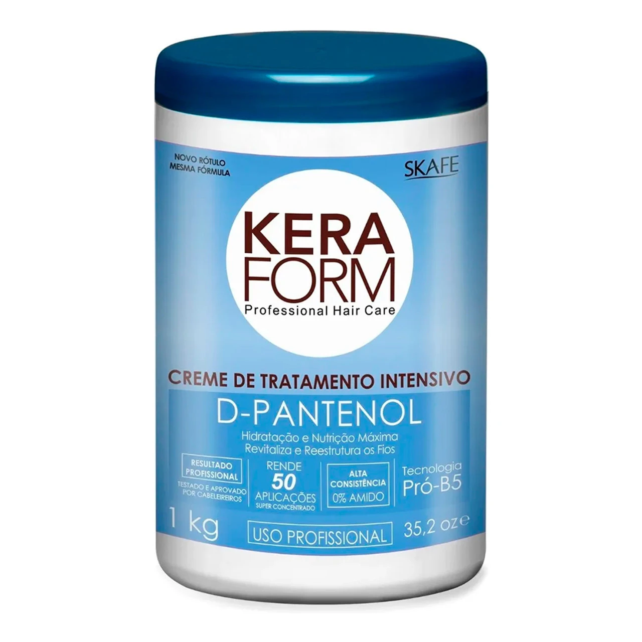 Skafe Keraform D-Pantenol Intensive Treatment Cream Revitalizes Hair 1kg/35.2 Oz
