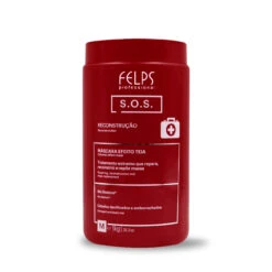 Felps Mask SOS Hair Resurrection Extreme Treatment Hydrated And Recovered Hair Care 1Kg/35.3 Oz