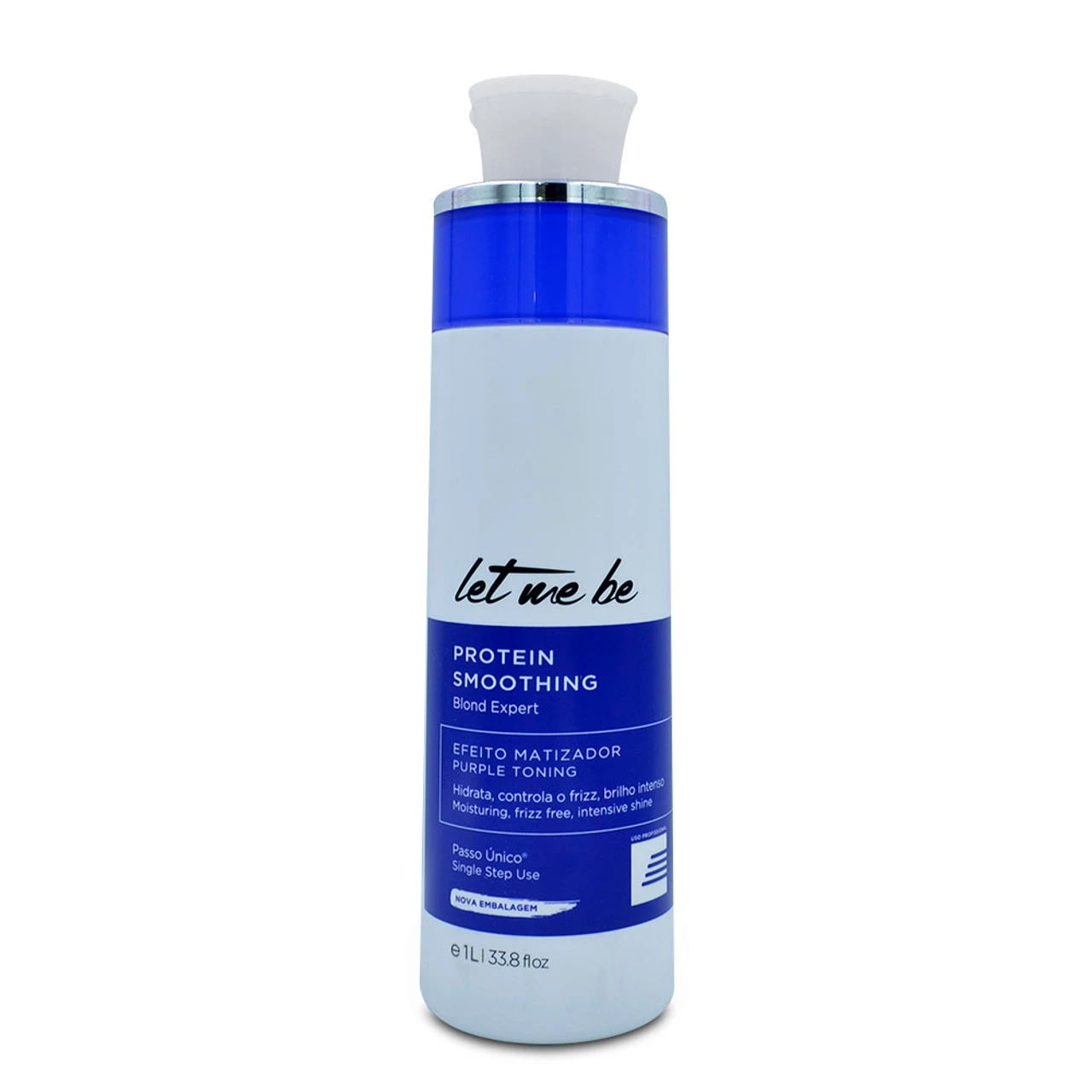 Kit Let Me Be Progressive Mask Protein Smoothing Blond Expert Blond Matiz Hair Restore 2x1L/2x33.8fl.oz - Image 2