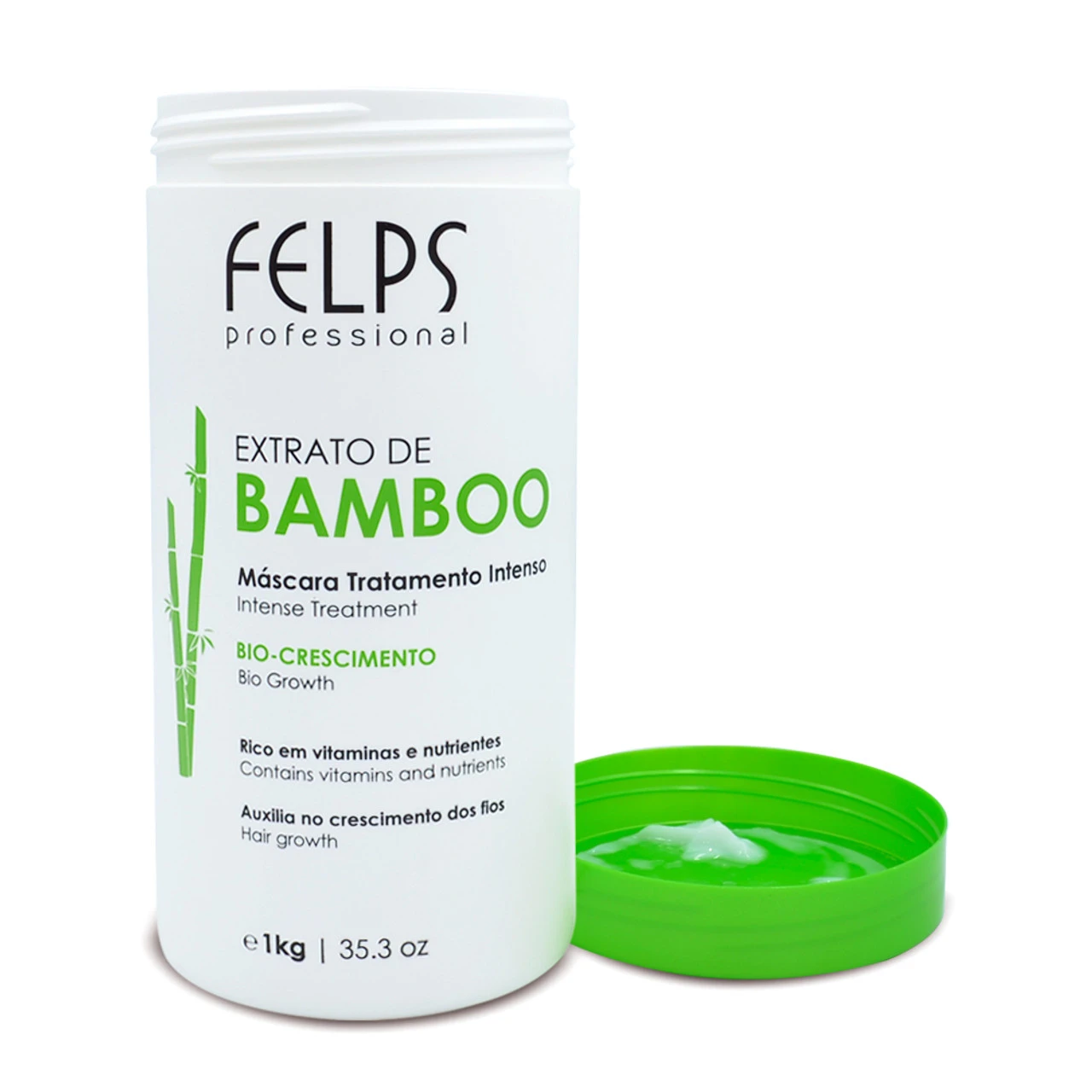 Felps Mask Bamboo Extract Intense Treatment Hair Growth Boncy And Shine Hair Care 1Kg/35.3 Oz - Image 3