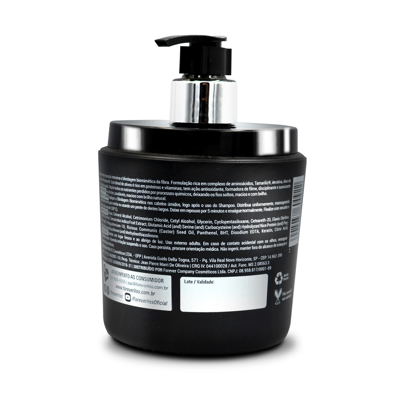 Forever Liss Mask Biomimetic Shielding Keratin Intense Hydration Hair Care 500g/17.6 Oz - Image 2