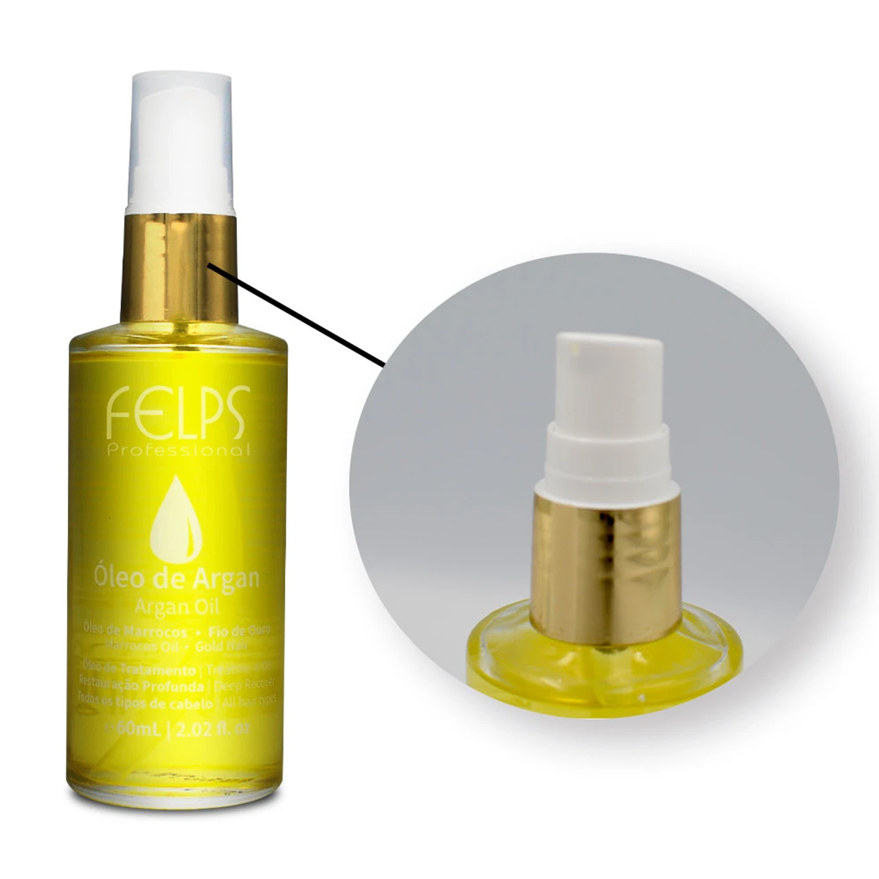 Felps Professional Argan Oil - Morocco Oil Golden Strands 60ml/2.0 Fl.oz - Image 3