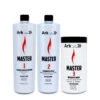 Kit Ark Line Smoothing System Master Shmapoo + Hair Treatment 2x1L/2x35.2 Fl.oz And Nutritive Mask 1kg/35.2 Fl.oz