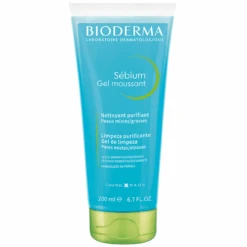 Bioderma Sébium Gel Moussant Facial Cleansing Gel 200ml / 6.76 Fl. Oz