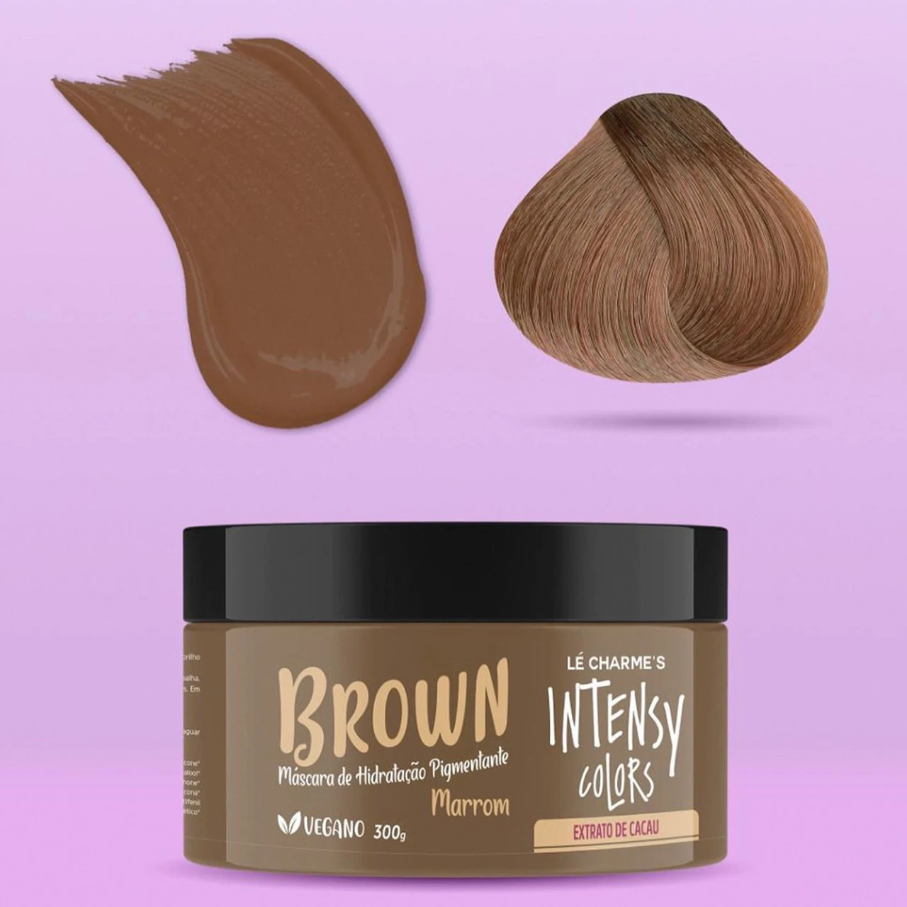 Lé Charme’s Intensy Colors Mask Brown Cocoa Extract 300g/10.58 Oz - Image 2