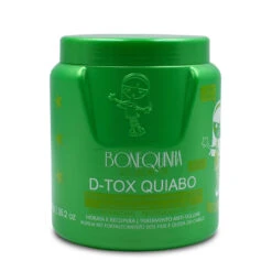 Bonequinha D-tox Okra Pro Repair Quiabo Extreme Smoothing Hair Regeneration Hair Care 1kg/35.2 Oz