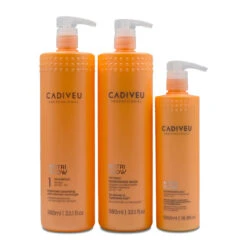 Cadiveu Nutri Glow Kit Shampoo And Mask + Nourishing Wax