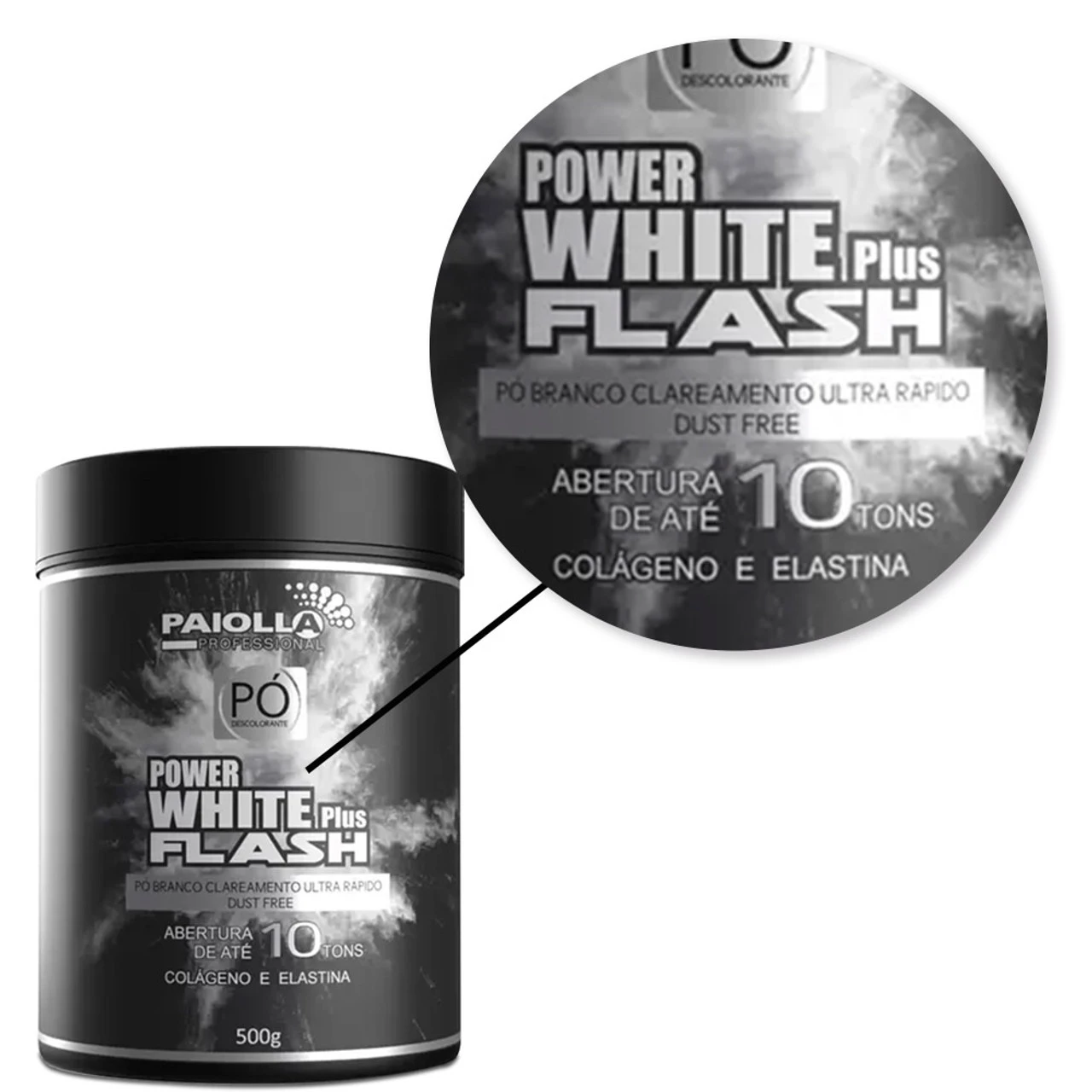 Paiolla 10-Tone Power White Plus Bleaching Powder 500g/17.63 Oz - Image 2