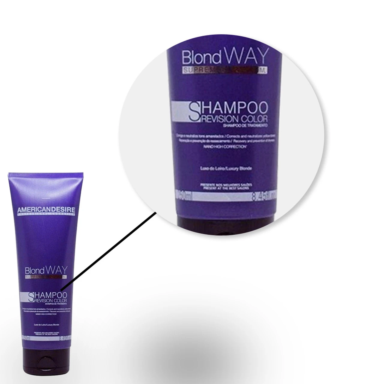 American Desire Blond Way Shampoo Revision Color 250ml/8.45 Fl.oz - Image 2