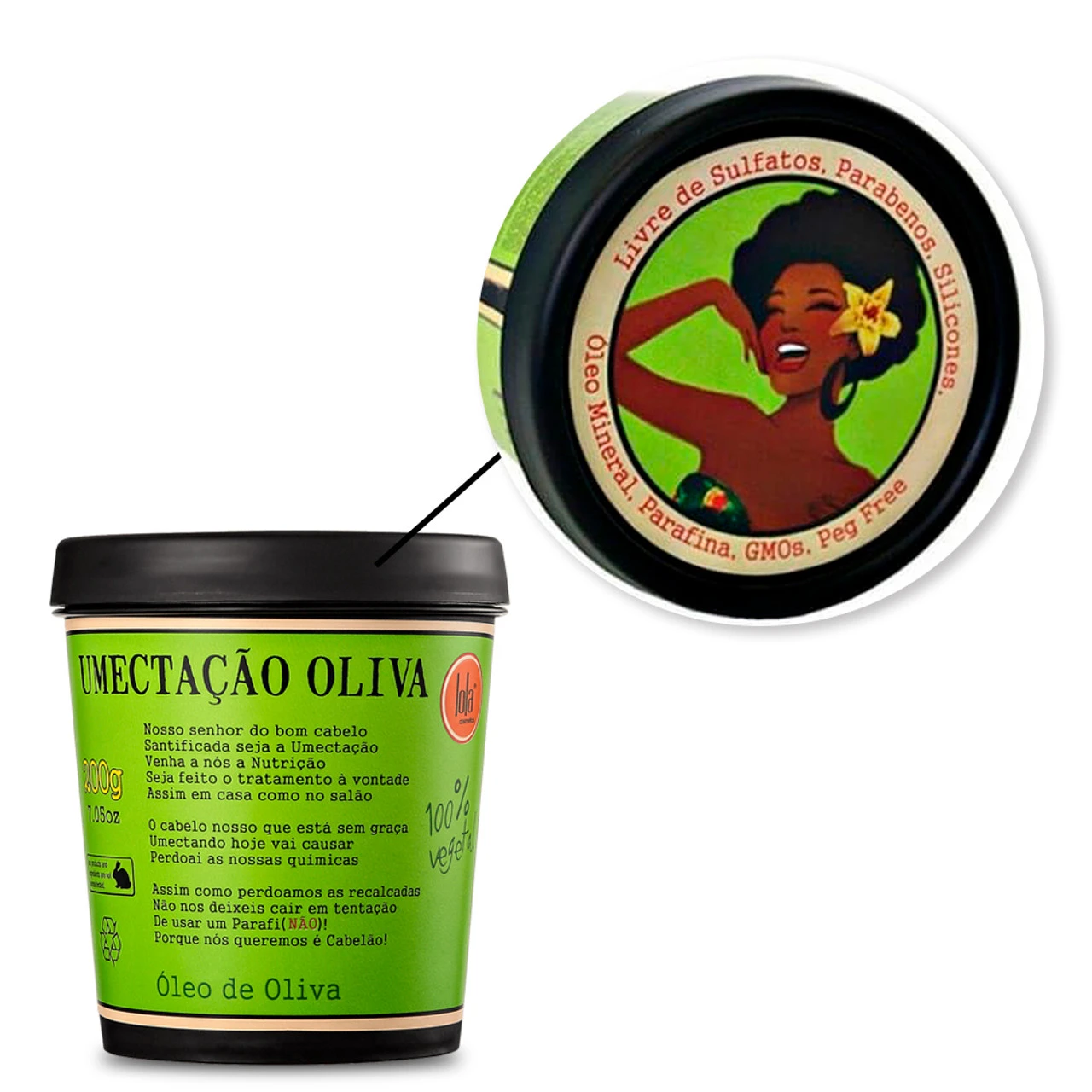 Lola Moisturizing Olive Nutrition Mask Damaged Hair 200g/7.05 Oz - Image 6