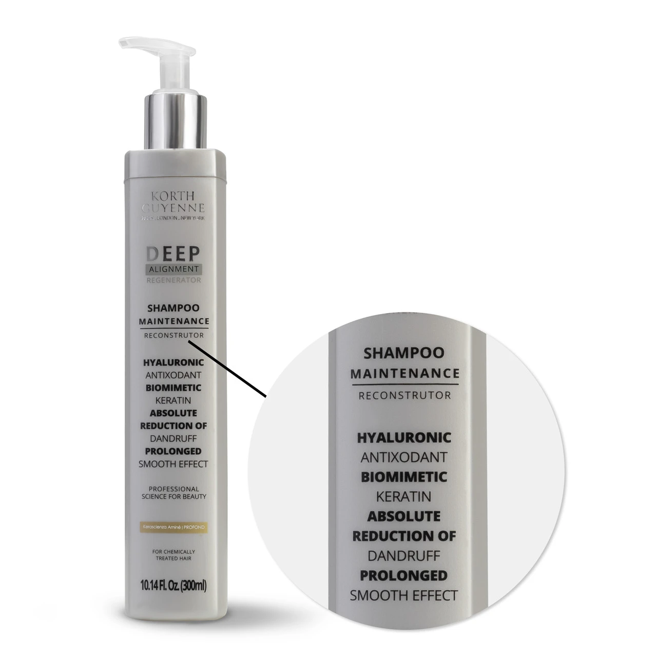 Kit Korth Guyenne Deep Alignment Shampoo Conditioner Mask Maintenance Hair Treatment 3 Products - Image 4