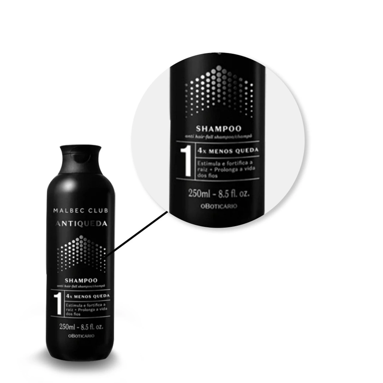 O Boticario Malbec Club Treatment Kit Stronger Root Hair 600ml/20,2 Fl,oz - Image 4