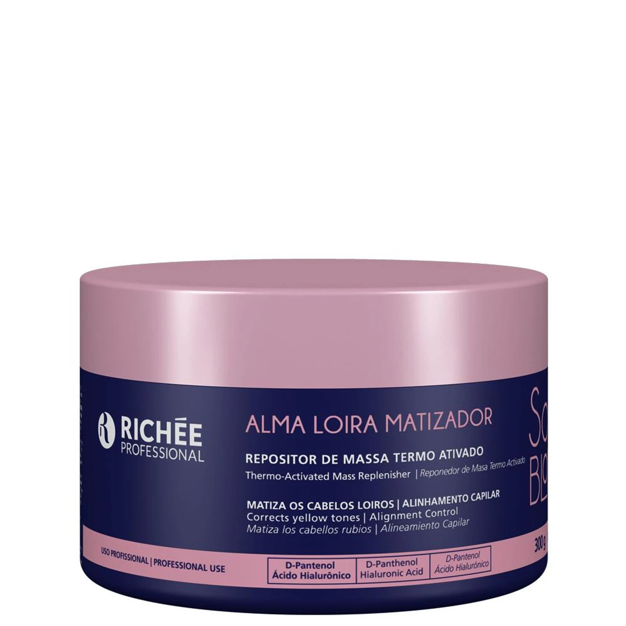 Richée Soul Blond Mass Replenisher Mask Term Activated Matizer 300g/10.5 Oz