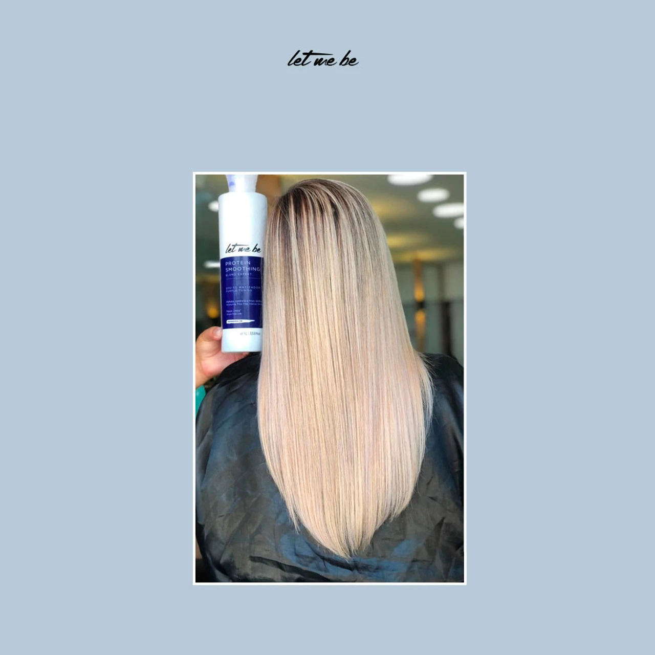 Let Me Be Progressive Protein Smoothing Blond Expert Purple Toning Matizador Hair Care 1L/33.8fl.oz - Image 6