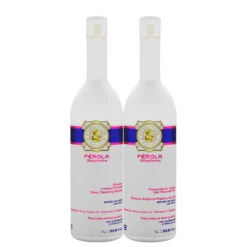 Kit Eternity Liss Progressive Organic Pérola Formaldehyde Free Shampoo And Hair Restorer 2x1L/2x33.8fl.oz