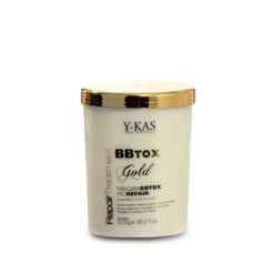 Ykas Gold Bbtox Mask Pro Repair Treatment Keratin And Ojon Oil Moisturizing 1kg/35.2 Oz