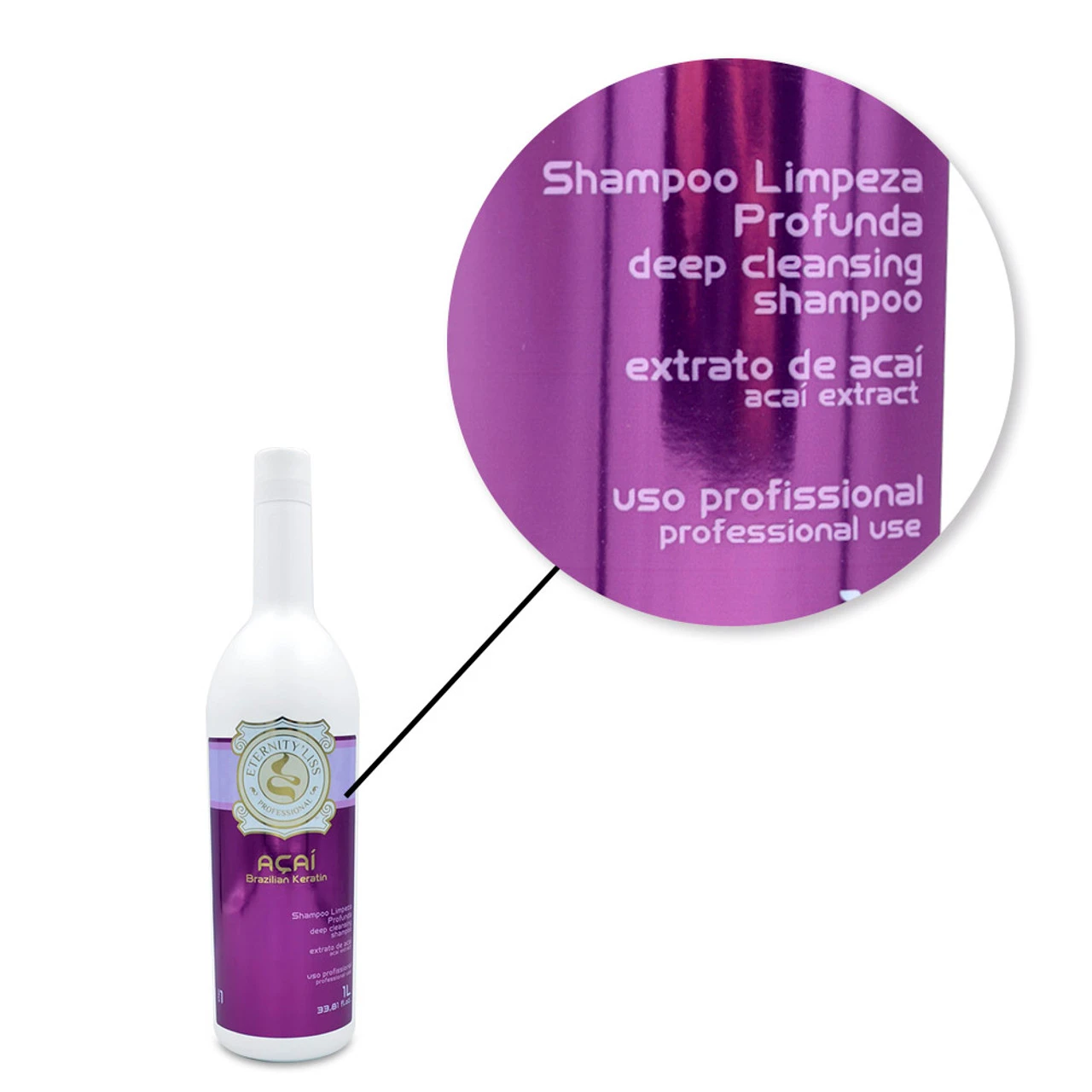 Eternity Liss Professional Progressive Brush Kit Brazilian Keratin Shampoo And Reconstructor 2x1L/2x35.27 Fl.oz - Image 6