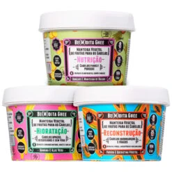 Kit Lola Cosmetics Chronogram Capilar Be(M)dita Ghee 3x100g/3x3.5fl.oz