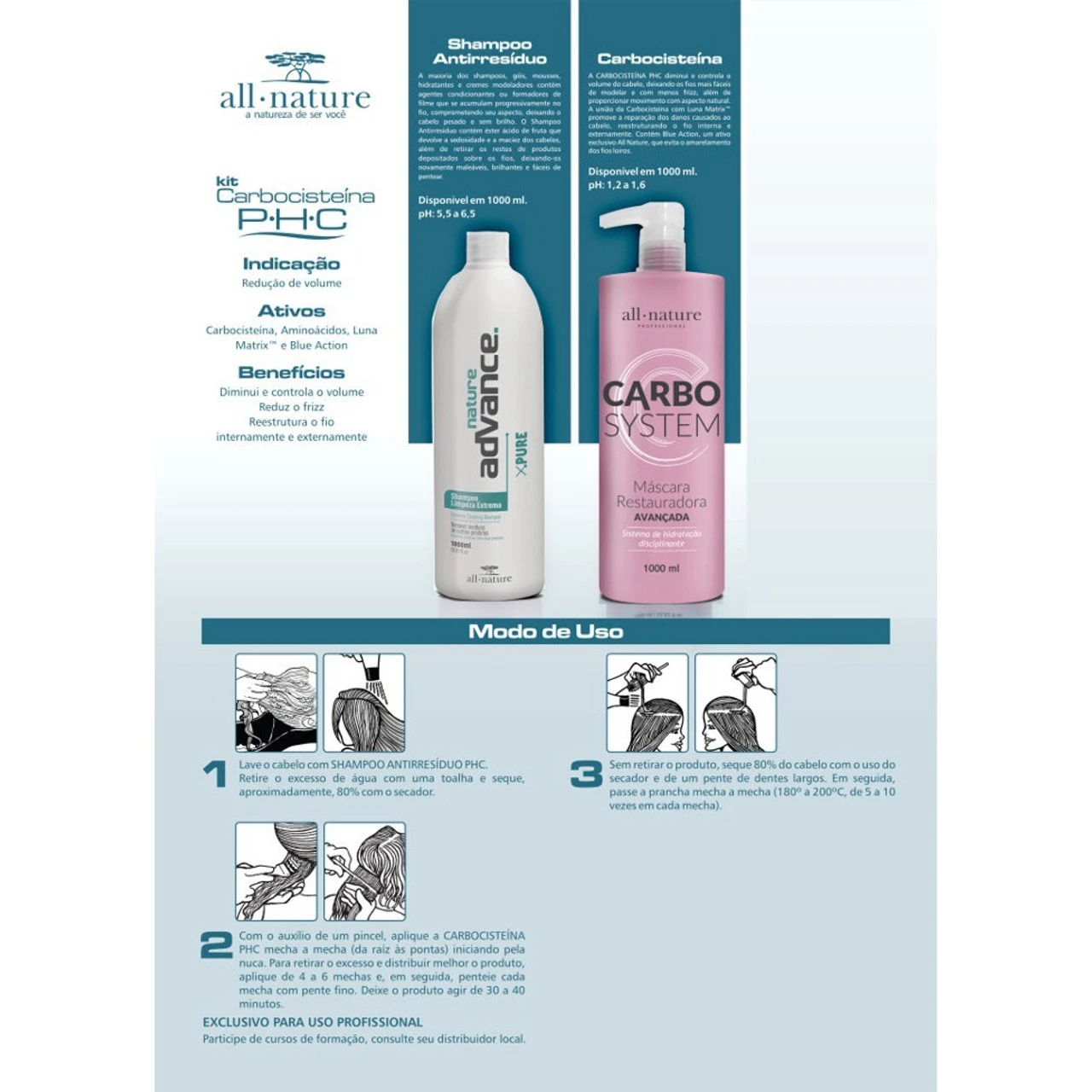 Carbo System All Nature Cabocysteine Kit 2x1000ml/2x33.81 Fl.oz - Image 4