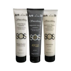 Ark Line SOS Treatment Kit PH Regulating Shampoo Repair And Mask Repair Dry And Damaged Hair 3x300g/3x10.5 .oz