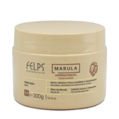 Felps Mask Marula Hiper Nourishing Mask Hipernutrição Intense Hydration Hair Care 300g/10.5 Oz