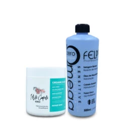 Kit I Belli Capelli Venice Organic Treatment B-Tox + Felps Omega Zero Unique Sealing 2x500ml/2x16.9 Fl.oz