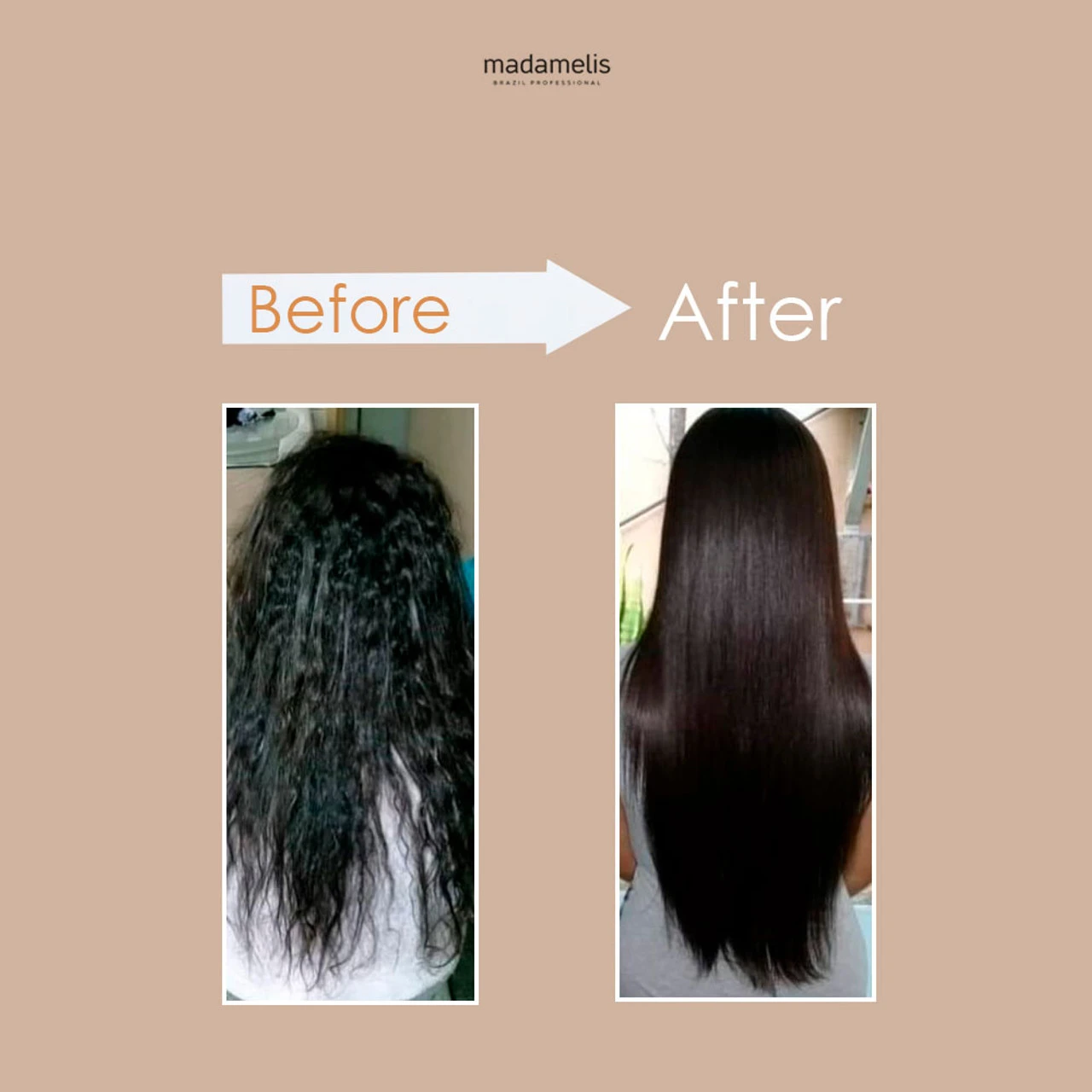 Kit Madamelis Progressive Bio Redun Formol-Free Reduce Volume Professional Use Hair Care - Image 2