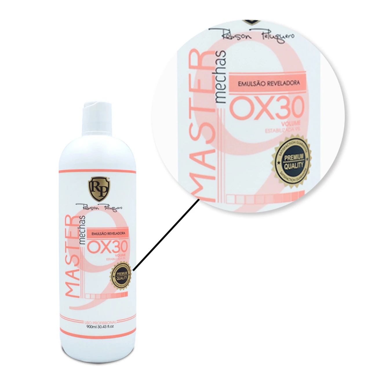 Kit Robson Peluquero Master Mechas 500g + Ox 30 Volumes Developing Emulsion 900ml - Image 6