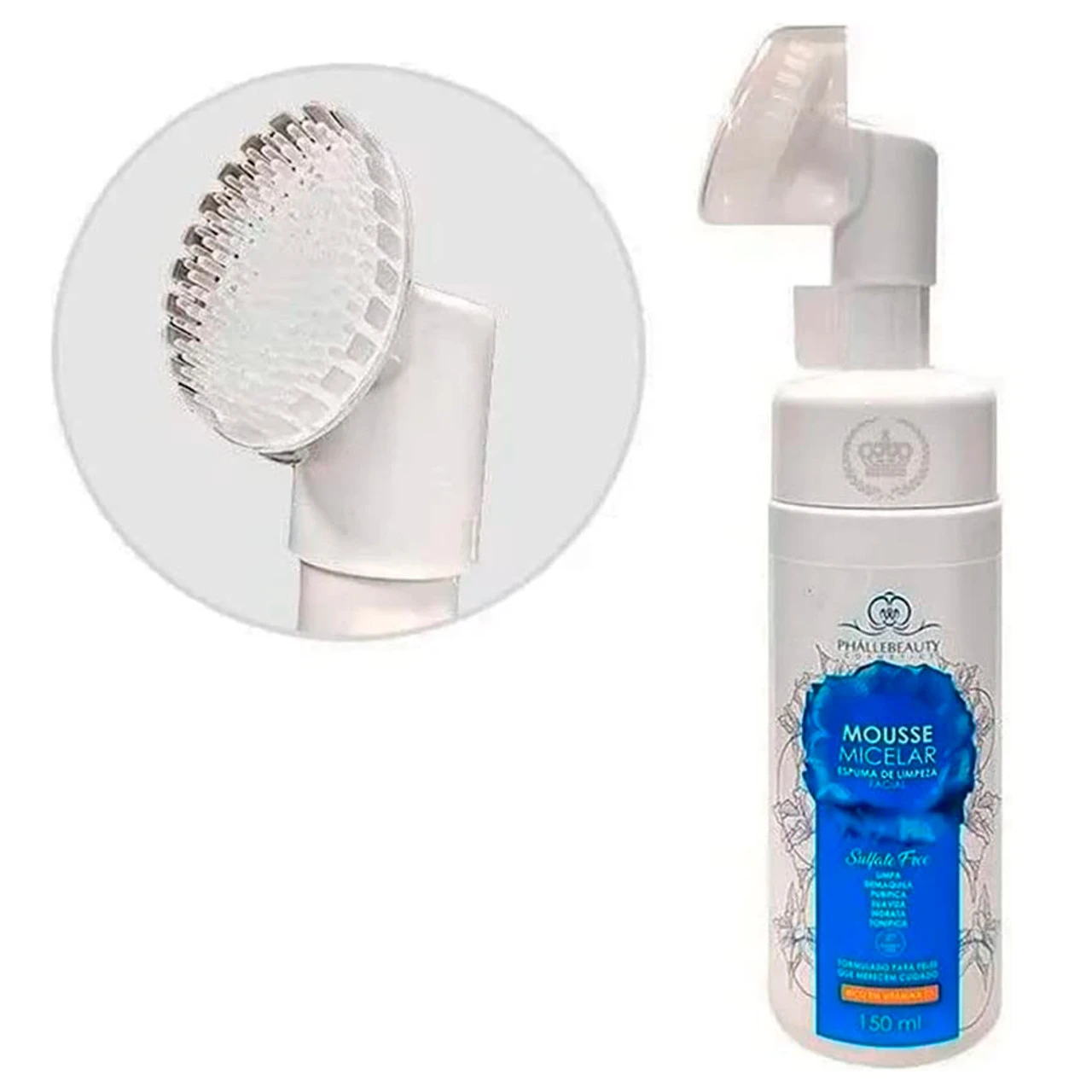 Phállebeauty Cosmetics Mousse Micellar Facial Cleansing Foam With Vitamin C 150ml/5.07 Fl.oz - Image 2
