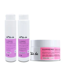 Kit Let Me Be Supreme Home Care Daily Care Shampoo Conditioner Mask Hair Care