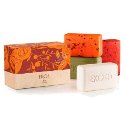 Natura Ekos Exfoliating And Creamy Pitanga, Andiroba, Buriti, Chestnut 4 Units Of 100g