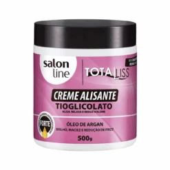 Salon Line Total Liss Strong Thioglycolate Straightening Cream With Argan Oil 500g/17.6 Oz