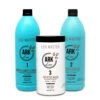 Kit Ark Line Smooth Progressive Master Shampoo Cleanser And Hair Mask 2x1L/2x35.2 Fl.oz And Mask 1kg/35.2 Fl.oz