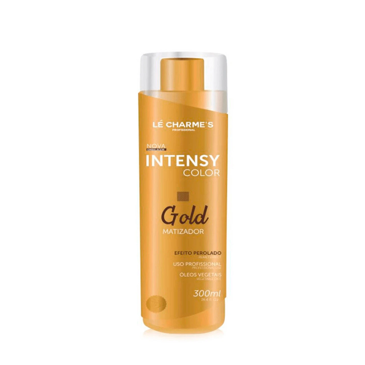 Lé Charmes Intensy Color Professional Vegetable Oils Pearl Effect Gold Hue 300ml/10.14 Fl.oz