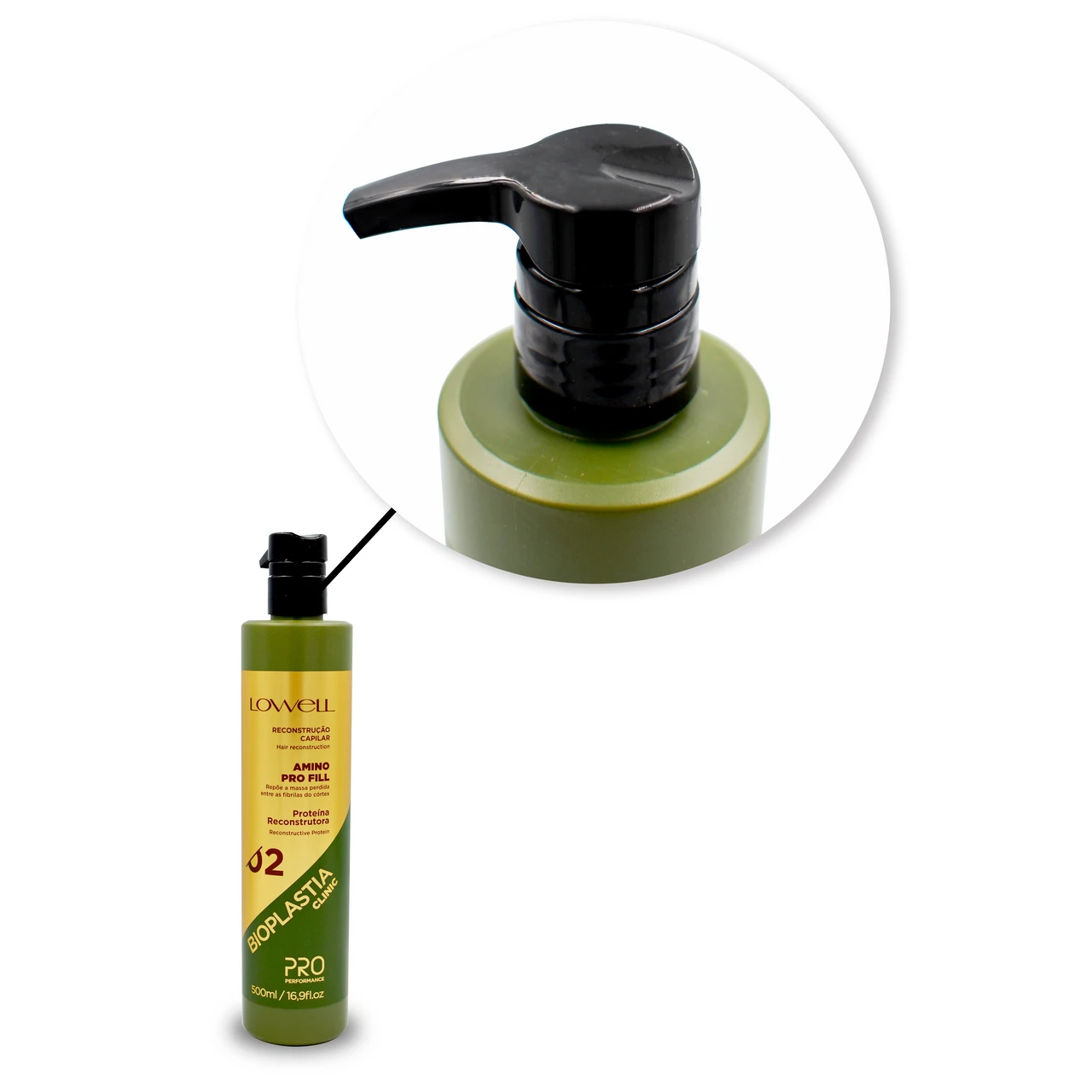 Kit Lowell Bioplastia Clinc Hair Reconstruction 3 Products Salon - Image 4