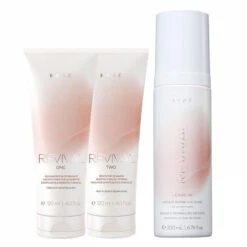 Kit Braé One Two Leave-in Revival Capillary Reconstruction Instant Repair Shine Treatment 3 Units