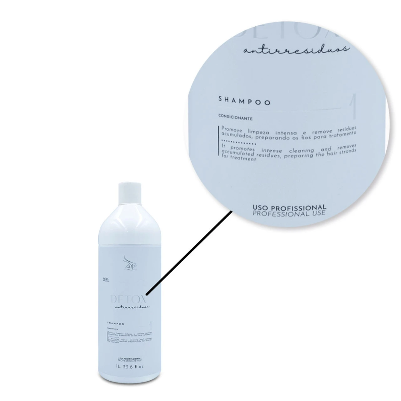 Zap Anti-residue Shampoo And Collagen Hair Mask 2x1L/33.8 Fl.oz - Image 6