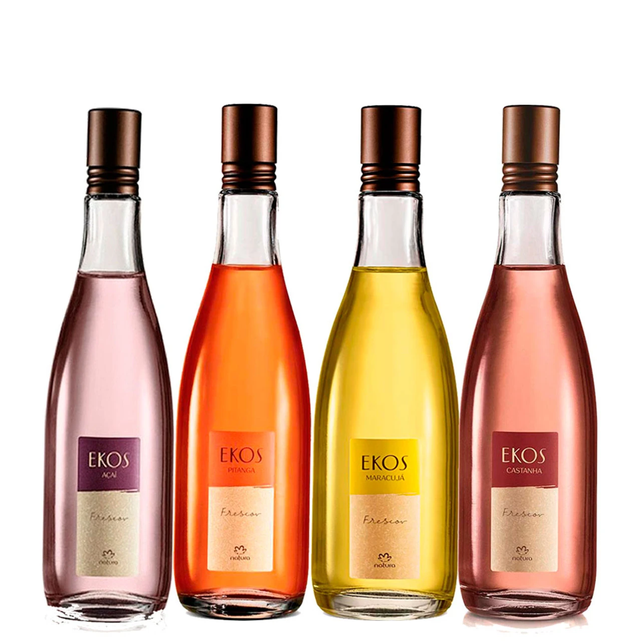 Kit Natura Colônia Ekos Deodorant Colony Fresh Açaí/Pitanga/Maracujá/Castanha 4x150ml/4x5.07fl.oz