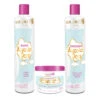 Kit SoupleLiss Algodão Doce Cotton Candy Restoration Hydration Complete 3x300ml/3x10.1fl.oz