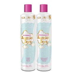Kit Soupleliss Shampoo Conditioner Algodão Doce Cotton Candy Moisturizing 2x500ml/2x16.9fl.oz