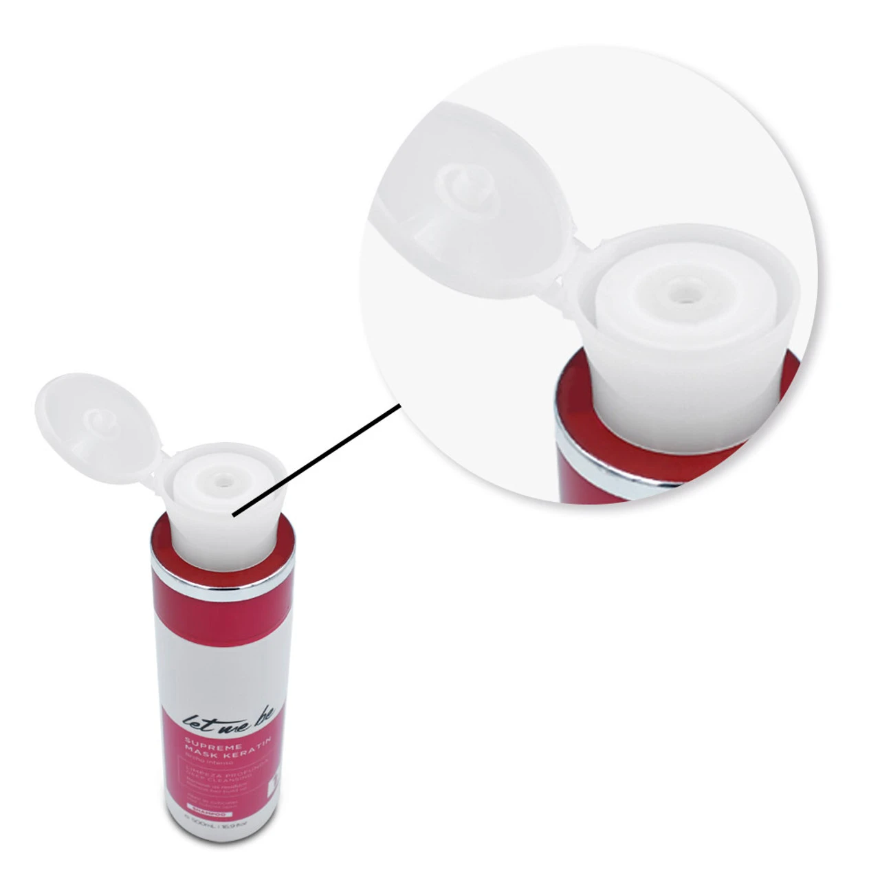 Let Me Be Shampoo Deep Supreme Liss Control Deep Cleansing Shampoo Step 1 - 500ml/16.9fl.oz - Image 3